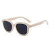 Gafas de Sol Nuevas y Sencillas Transfronterizas, Gafas de Moda Estilo Leijia Miding, Gafas de Sol Redondas Retro para Mujer