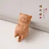 Nuevos Accesorios de Juguete para Gatos de Madera de Haya Lindos y Sencillos Pulseras DIY Hechas a Mano Cadena de Teléfono Móvil de Moda Joyería