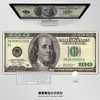 Alfombrilla de ratón creativa de dólar transfronteriza para uso en la oficina, resistente a la suciedad, fácil de limpiar, alfombrilla de escritorio antideslizante, hecha de tela de alta calidad, alfombrilla de ratón de gran tamaño