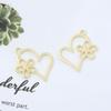 Pendientes galvanizados de color piña con forma de fruta de amor y lazo, accesorios de aleación, temperamento clásico y versátil.
