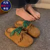 Meias Pantufas Femininas para Uso Externo 2026 Novas Meias Pantufas Femininas Fechadas na Ponta Sapatos Slip-On para Primavera e Verão para Mulheres