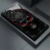 Funda de cristal templado resistente a arañazos y al desgaste, estilo oscuro con calavera de ojos rojos, superventas transfronterizo para teléfono Samsung S23FE, personalizable