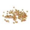 Cilindro de Cobre Preenchido com Ouro 14K Tubo de Posicionamento Plano Clipável Pingente Pulseira Colar Acessórios de Joias Artesanais DIY Atacado