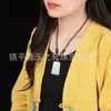 Colgante de Jade Natural Afgano Dios del Mar Mazu al por Mayor para Hombres y Mujeres, Colgante de Jade Mazu Lin Mo