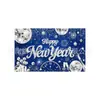 Tela de fondo Feliz Año Nuevo 2027 Tela colgante temática de Año Nuevo Europeo y Americano Pancarta de celebración de festival
