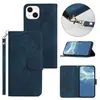 Universal para Funda de Teléfono Móvil 14Pro Funda de Cuero para Teléfono Móvil iPhone 14 Estilo Nuevo Correa para Colgar S23 Funda Protectora Flip Doble Colgante