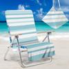 Funda especial pequeña para silla de playa transfronteriza, funda para reclinable, bolsa toalla, toalla de playa, funda para silla, serie de rayas coloridas, pedido mínimo de una pieza