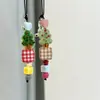 Árbol de Navidad Infantil y Lindo Nicho Hecho a Mano Cadena para Teléfono Móvil con Cuentas Fresca Corta Versátil Moda Nicho Colgante para Bolsa de Llaves