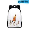 Mochila Escolar 3D Fashion de Vôlei Masculino Periférico 2023 Tecido Oxford Mochila de Estudante Mochila