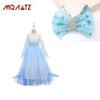 Vestido Infantil de Princesa Frozen 2 Tul Degradado Estilo Elsa Vestido Transfronterizo de Dama de Honor para Niñas