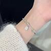 Pulsera de bambú de jade hetiano de plata esterlina s925 para mujer, nueva pulsera de estilo chino con diseño de nicho nacional, regalo de Año Nuevo