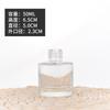 Frasco de aromaterapia cilíndrico 100ml Frasco de óleo essencial de perfume de alta qualidade 50ml Carro doméstico Ornamentos de frasco de aromaterapia sem fogo Boca de seda