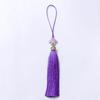 Colgante de Nudo Chino Cloisonné con Borla Joyería Accesorios Marcador de Libros con Borla Borla para Memoria USB Borla Corona de Metal Borla para Sombrero