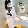 Falda de Seda Hielo Primavera y Verano Cárdigan con Solapa Bata de Noche para Mujer Ropa de Casa de Algodón Se Puede Usar Afuera Pijama [13 Diseños]