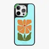 Design Floral Simples com Painel Traseiro Intercambiável, Capa Magnética Forte para iPhone 15 Pro Max, Tampa de Painel Traseiro Substituível para iPhone 14