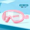 Gafas de natación para niños, profesionales, impermeables, antivaho, HD, galvanizadas, transparentes, para niñas y hombres, con montura grande, para buceo y natación