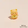 Oso Lindo Tridimensional de Resina Pequeños Adornos Creativos Hechos a Mano DIY Pegamento de Crema Accesorios para Coche Materiales para Joyería Venta al por Mayor