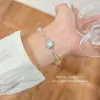 Pulsera Minimalista de Estrella Plateada Fresca Simple de Lujo Ligero en Capas Versátil para el Viaje Diario Personalidad Suave Pulsera de Bolas para Mujer
