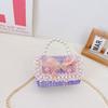 Nueva Moda Estilo Coreano Lazo Bolso Cruzado para Niños Perla Portátil Princesa de Mano Pequeño Fragancia Monedero