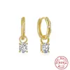 Brincos de prata de lei S925 com diamantes coloridos em formato de ovo brincos brincos brincos Brincos argola clássicos de luxo leve mais vendidos na Europa e América