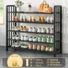 Sapateira Multicamadas para Entrada de Casa, Armário de Sapatos Popular Economizador de Espaço para Dormitórios e Apartamentos Alugados, Solução de Armazenamento