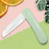 Cuchillo Plegable de Regalo Loro Cuchillo de Fruta Peeler Afilado para Dormitorio Cuchillo de Estudiante Exterior Dropshipping de Tiktok