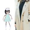 Broche de enfermera de dibujos animados de moda personalidad temperamento abrigo cárdigan abrigo corsage ropa blanca accesorios de ropa de ángel pin