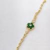 Pulsera de Lujo Tipo Hielo de Alta Calidad con Calcedonia Verde Huevo de Paloma, Apertura Ajustable, Cobre Incrustado con Ágata Roja y Verde, Producto Transmitido en Vivo