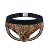 Ropa interior para hombre JOCKMAIL Calzoncillos para hombre Sexy Estampado de Leopardo Estampado de Serpiente Cadera Doble Ding Bikini