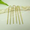 Accesorios para la cabeza DIY, accesorios populares para el cabello antiguos, horquillas para el cabello de novia de disfraces antiguos, material hecho a mano, horquillas para el cabello en forma de U con forma de disco.