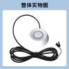 Interruptor de escritorio para computadora Jinghua, multifunción, con una sola tecla, con efecto de luz azul, bolsa de 1,8 metros y teclas redondas.