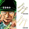 Pendientes de Zoro Colgantes de Oreja de Zoro Pendientes No Perforados Hombres One Piece Mismo Estilo 2025 Nuevos Pendientes de Clip de Personalidad de Moda Mujeres