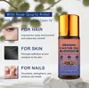 Aceite de Semilla de Ricino Rollerball Transfronterizo Personalización OEM, Aceite Esencial para el Cuidado del Cabello, Aceite para Cutículas, Base de Aceite Tres en Uno Reafirmante Facial