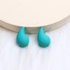 Pendientes de gota de agua con diseño de explosiones transfronterizas de Amazon, sencillos y de moda, de acrílico, joyería para las orejas para mujer.
