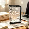 Cuaderno Láser con Corazón A5A6A7 Japonés y Coreano Álbum de Almacenamiento de Tarjetas de Foto de Ídolos Reemplazables PVC Bolsa con Cremallera Cuaderno de Hojas Sueltas