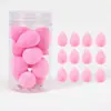 12 Esponjas de Maquillaje Mini Enlatadas Que No Absorben el Polvo y No se Atascan, Aptas para Uso Seco y Húmedo, Brocha para Base, Corrector, En Stock