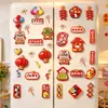 Nuevo Imán para Refrigerador de Inauguración de Casa Decoración de Festival de Mudanza Ceremonia de Mudanza a Casa Nueva Pegatina Magnética de Dibujos Animados Tendencia China