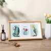 Suporte de Exibição de Porta-Retrato Criativo Oco Tridimensional de Madeira Atacado 678 10 polegadas A4 Nórdico Quadrado Montado na Parede Pintura a Óleo Pastel