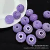 Jade Púrpura Jadeíta 16x13mm Formato de Tambor Contas Soltas Brincos DIY Pingentes Joias Corrente da Clavícula Atacado Jade Púrpura Rosa Gelo