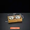 Creativo Plato de Nueve Compartimentos para Restaurantes Comerciales de Hot Pot, Restaurantes de Barbacoa, Bandejas de Carne y Verduras, Bandejas de Madera de Bambú, Platos Divididos