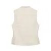 Atacado de Roupas Femininas Transfronteiriças Estilo Europeu e Americano Verão 2026 Novo Elegante Regata Slim-Fit com Detalhe de Nó Versátil