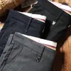 Pantalones Casuales de Algodón Modal Texturizado para Hombre, Nuevos de Primavera y Verano Europeos, Delgados, Transpirables, de Corte Recto Holgado, Combinan con Todo