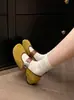 Aumento de altura interior de 5 cm Zapatos plateados lindos estilo francés Primavera/Verano 2025 Zapatos de noche de cuero suave estilo ballet Zapatos de abuela