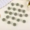 Fabricante 3cm Malla Elástica Bola Dos Colores Encaje Flor Bola Pasador Accesorio para el Cabello Accesorios DIY Accesorios para Ropa Cuentas Checas