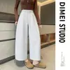 Calça pantalona balloon preta de nove pontos para mulheres, novo estilo primavera/outono 2026, projetada para baixinhas, cobre o quadril, emagrece e é esportiva