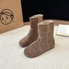 Melard Fashion Botas Versáteis da Moda para Mulheres 2026 Primavera/Verão Novas Botas Frescas Vazadas Respiráveis Botas Curtas Tendência
