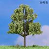 Modelo de mesa de arena musgo de árbol decoración de micropaisaje fondo árbol falso modelo de paisajismo de alta simulación abeto de frijol rojo árbol de Navidad