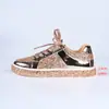 Zapatillas Deportivas Gruesas con Cordones y Lentejuelas, Modelo Nuevo Otoño 2026, Transfronterizas, Talla Grande, Moda Casual de Caña Baja para Mujer, Para Comercio Exterior