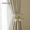 Fivela Criativa de Flor de Pérola para Cortina, Simples e Moderna, Prendedor Decorativo para Cortina sem Furo para Uso no Quarto e na Sala de Estar