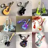 Nuevo llavero acrílico de alta calidad de suministro directo, llavero creativo de violín, colgante para bolso con impresión de logotipo